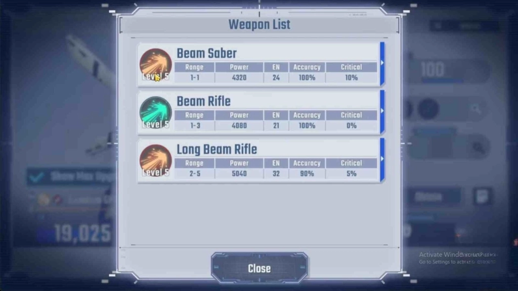 SD Gundam G Generation ETERNAL Gundam GP04 build: Weapons SD Gundam G Generation ETERNAL Gundam GP04 build: Weapons