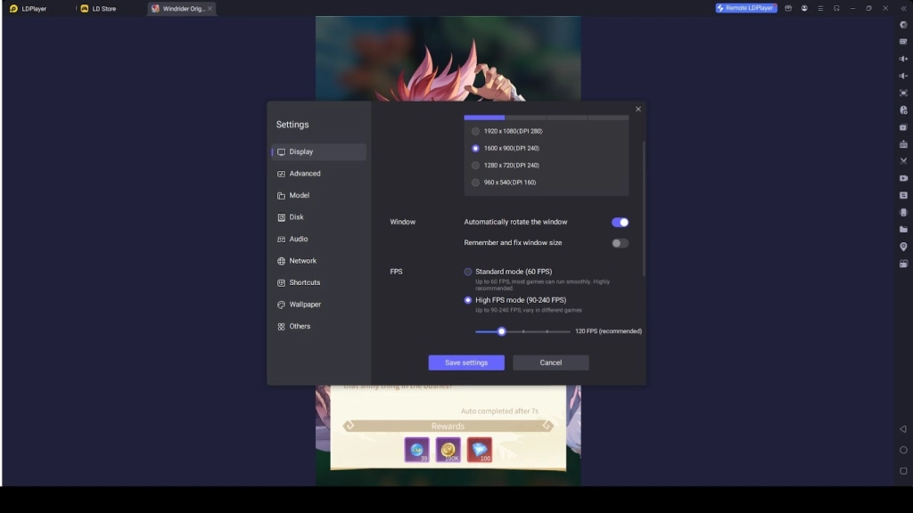 High FPS and Performance Optimization