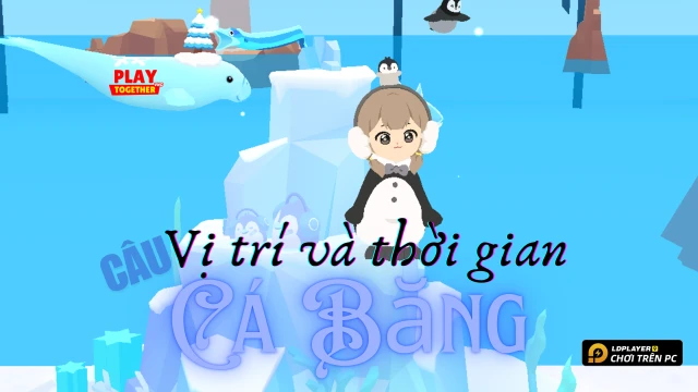 Play Together - VNG: Tổng hợp vị trí và thời gian câu Cá Băng