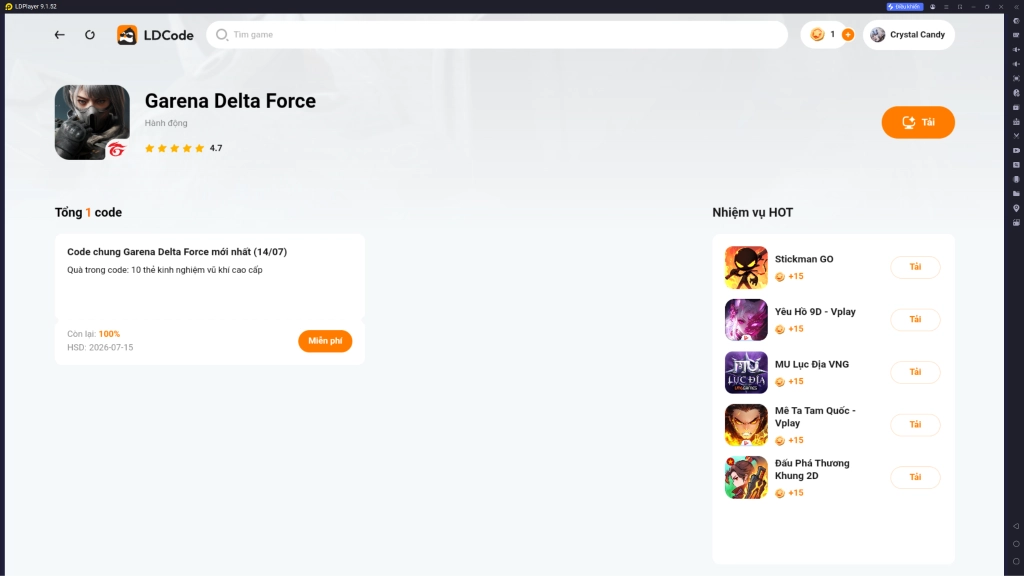Full bộ code Garena Delta Force - Hướng dẫn cách nhập chi tiết