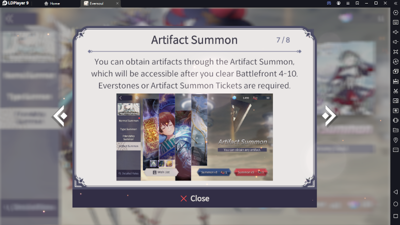 Artifact Summon