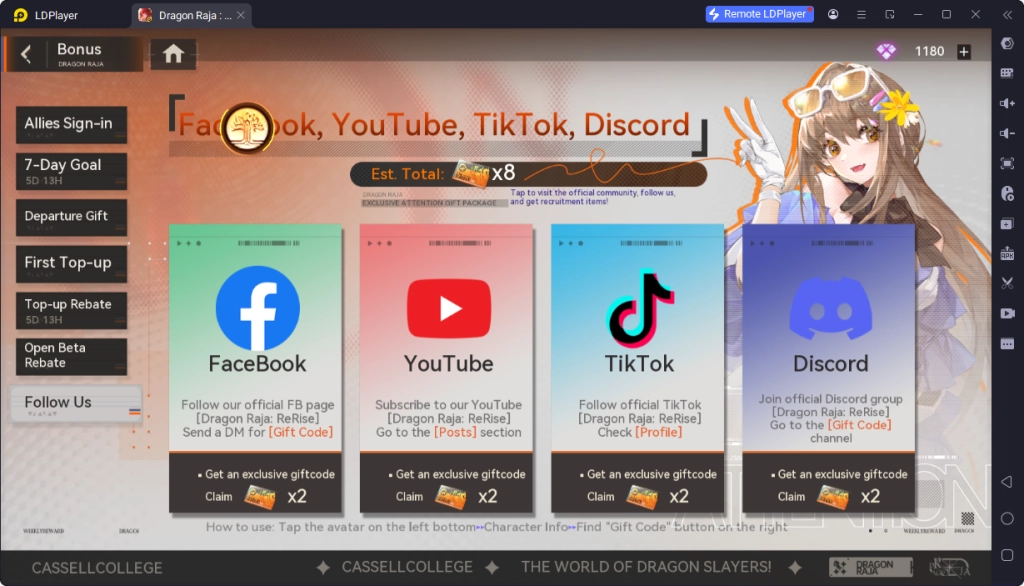 Full bộ code Dragon Raja: ReRise - Hướng dẫn cách nhập chi tiết