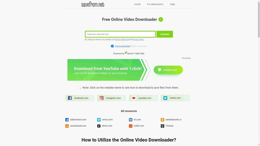 What is SaveFrom net Used For What is SaveFrom net Used For