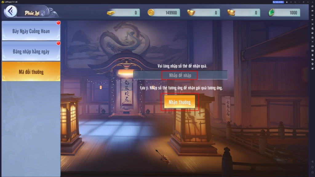 Full bộ code Tân Đào Hoa Kiếm mới nhất - Hướng dẫn cách nhập chi tiết