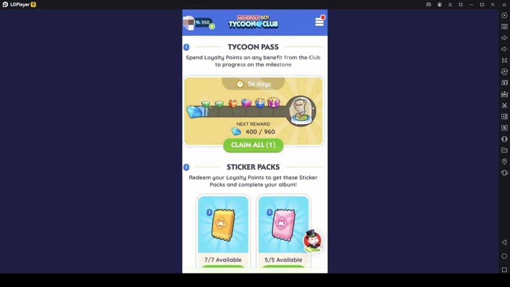 Advantages of Joining the Tycoon Club MONOPOLY GO
