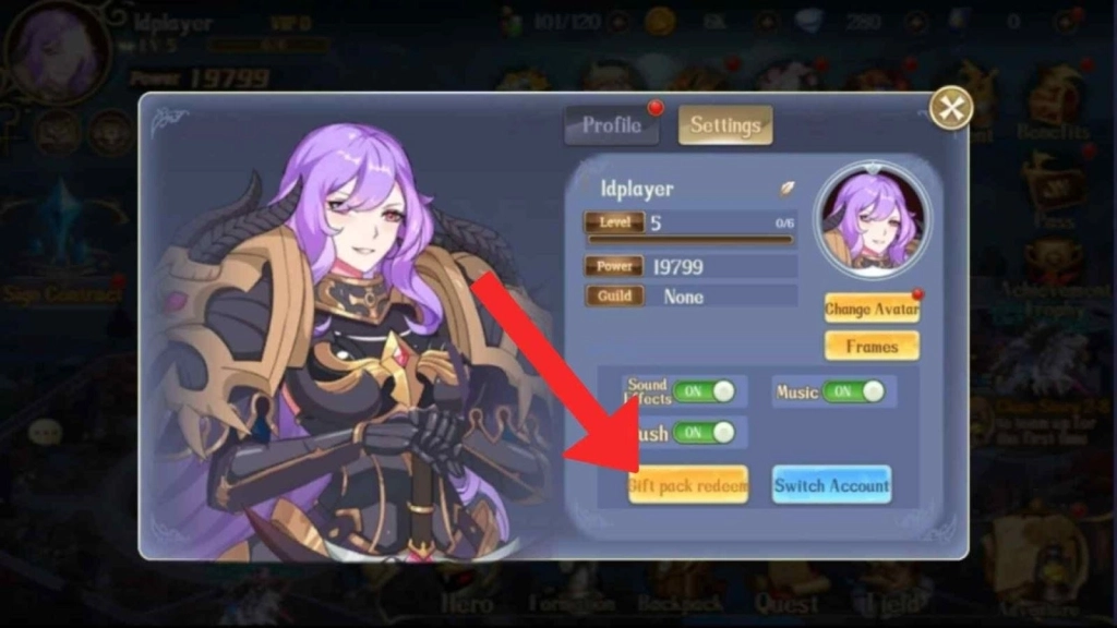 Redeem Process for the Mythic Girls Redeem Codes