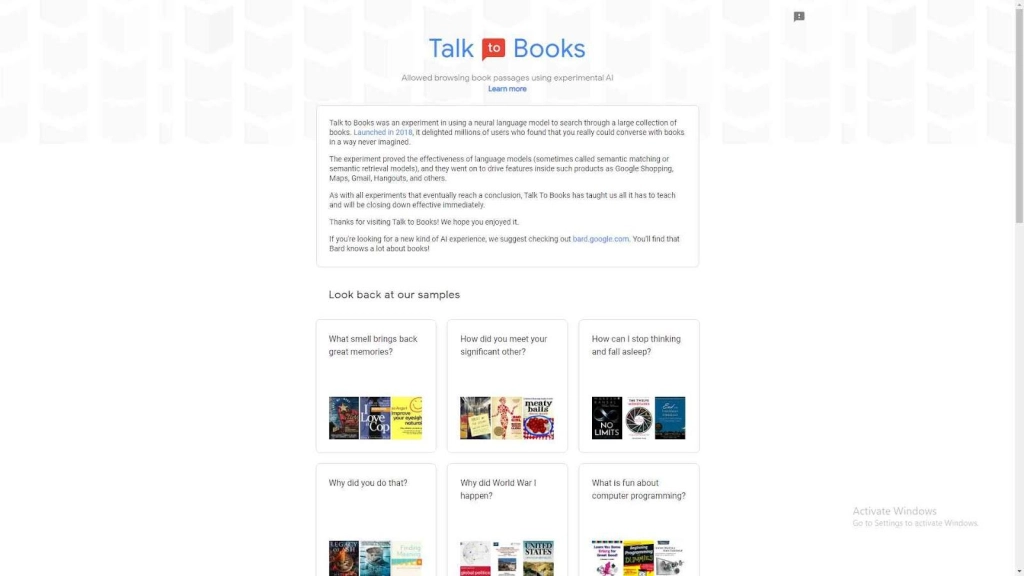 Talk to Books Talk to Books