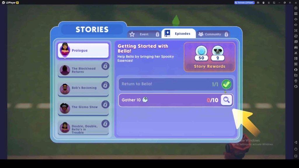 Go through the Story Episodes Go through the Story Episodes