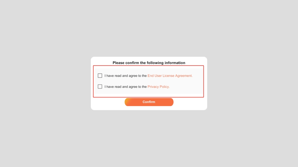 Confirm related information