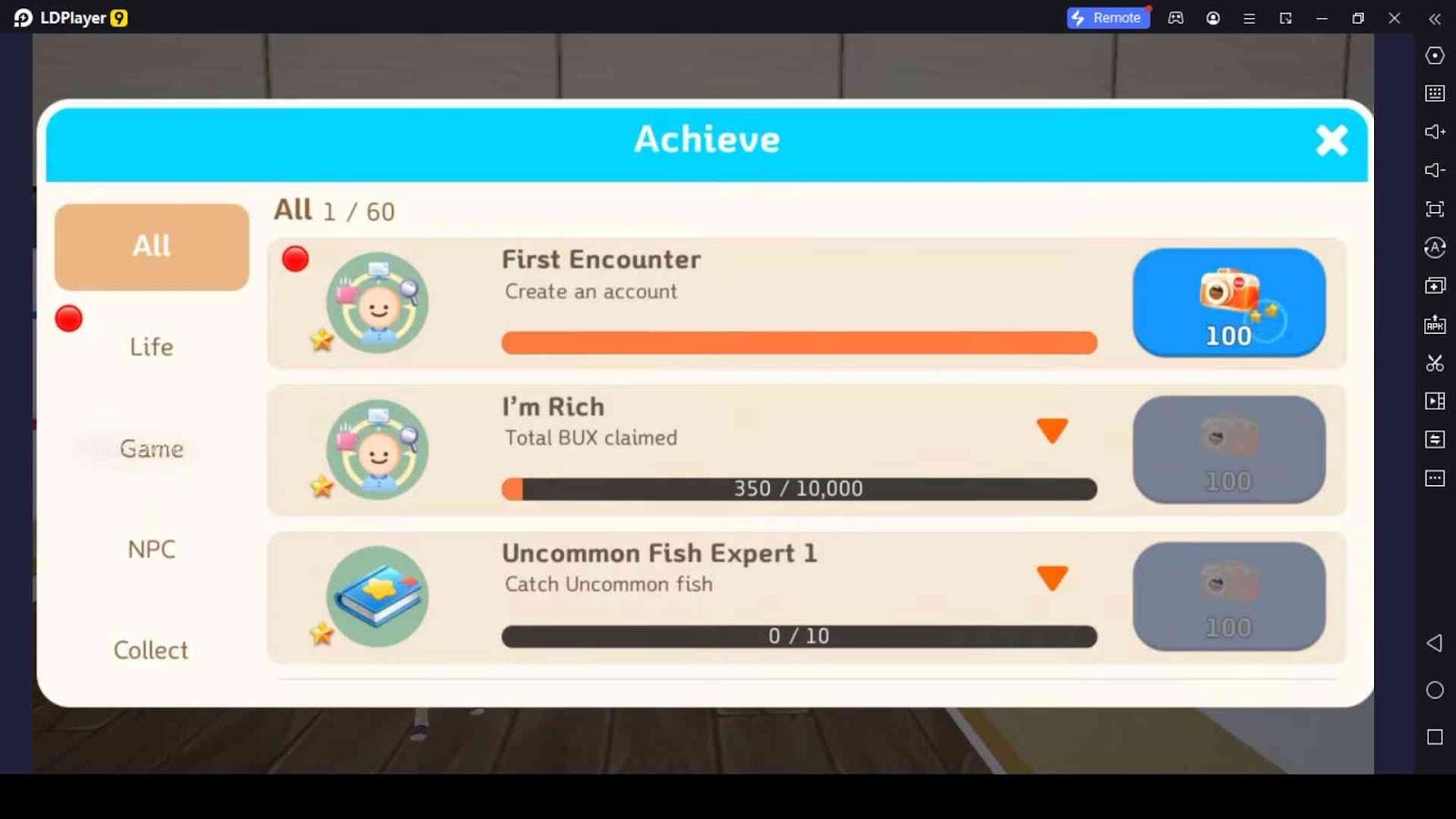 Achievements in CARRIEVERSE Gameplay