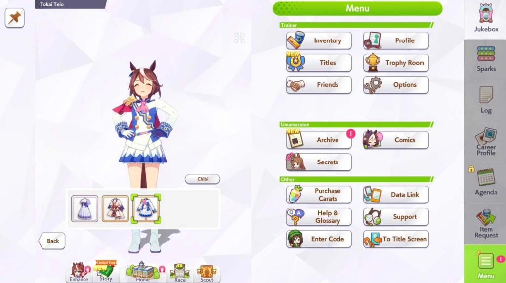 Umamusume Oufits