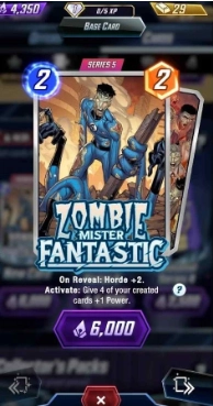 Marvel Snap Zombie Mister Fantastic Horde Card Marvel Snap Zombie Mister Fantastic Horde Card