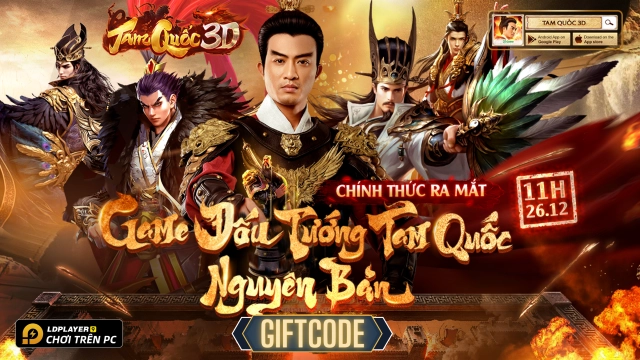 Full bộ code Tam Quốc 3D mới nhất - Hướng dẫn cách nhập chi tiết