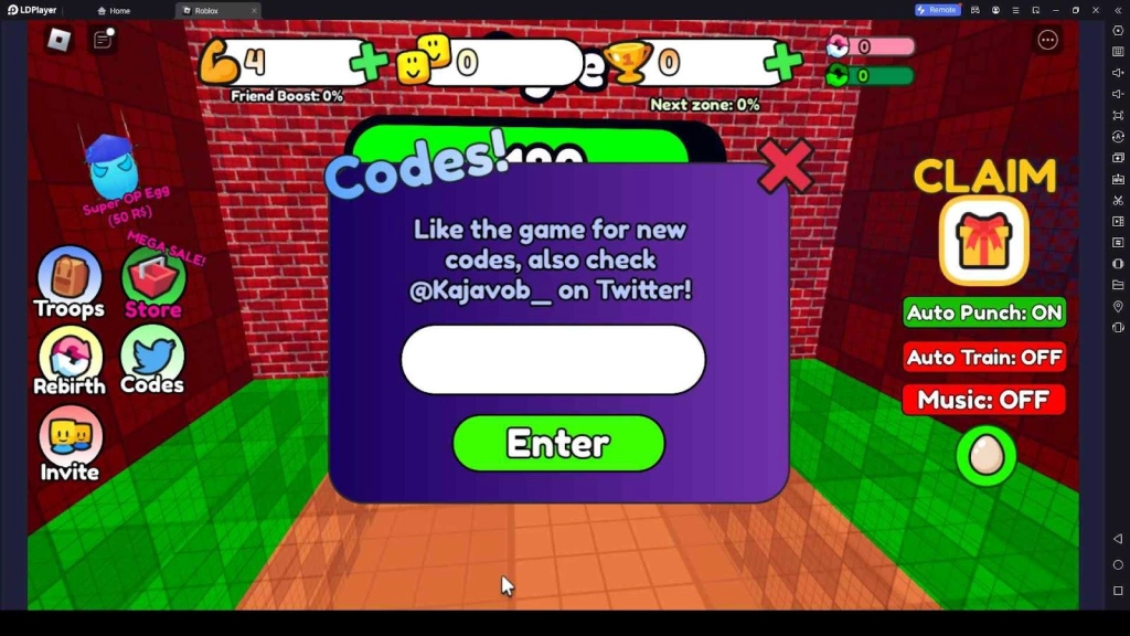 Roblox Punch Monster Simulator Codes: Power Up and Punch! - 2025 March