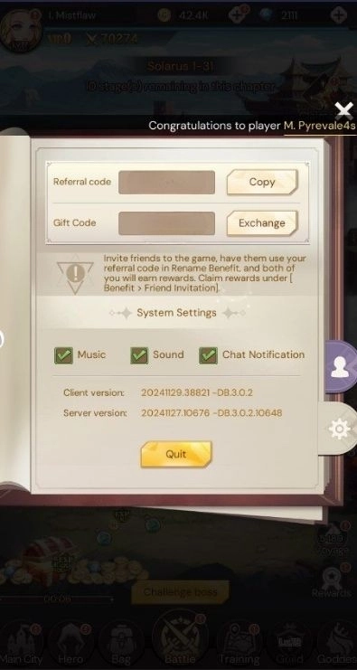How to Redeem Codes in Eden Fantasia: Idle Goddess