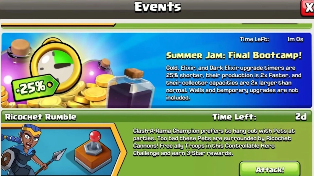 Clash of Clans Summer Jam 2026 Event