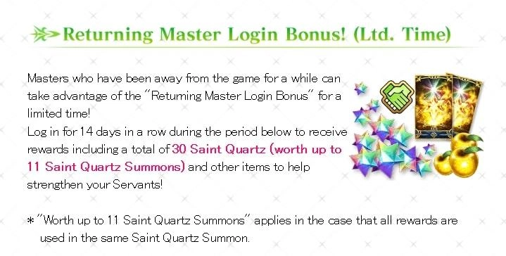 Fate/Grand Order Back To School Campaign - How To Obtain All Rewards