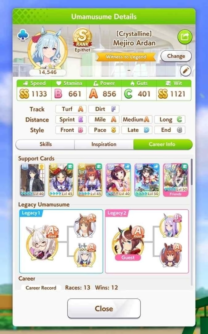 Umamusume Pretty Derby Mejiro Ardan Umamusume Pretty Derby Mejiro Ardan