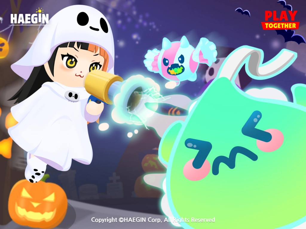 Exchange "Halloween Candy" for various items at the Happy Halloween Shop!