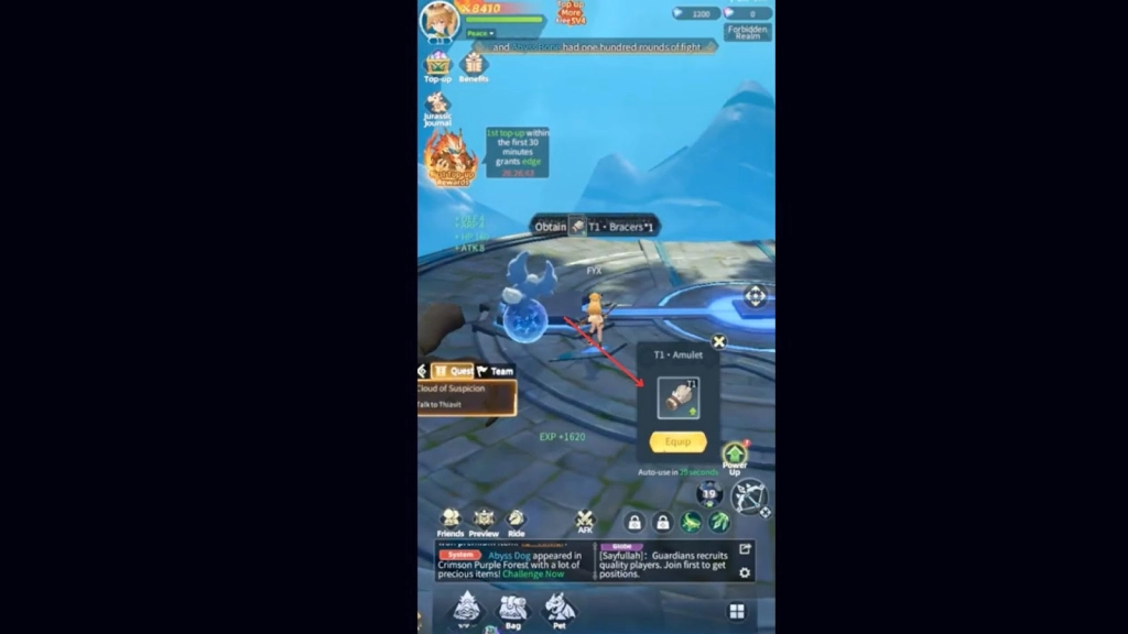 Power Up the Character with Gear