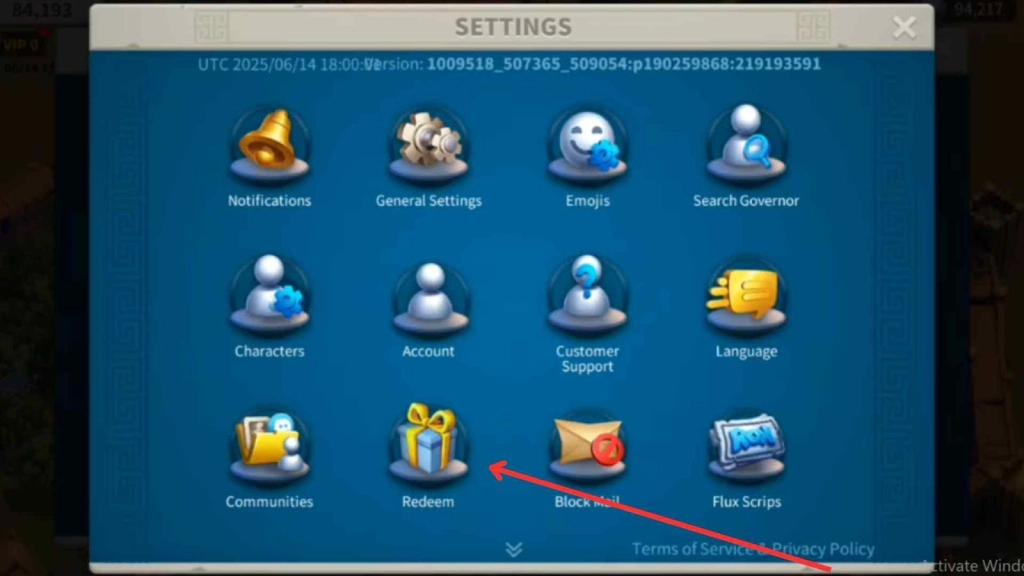 How to Redeem Codes in Rise of Kingdoms