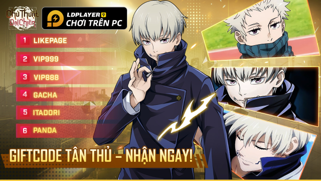 Full bộ code Chú Thuật Đại Chiến mới nhất - Hướng dẫn cách nhập chi tiết