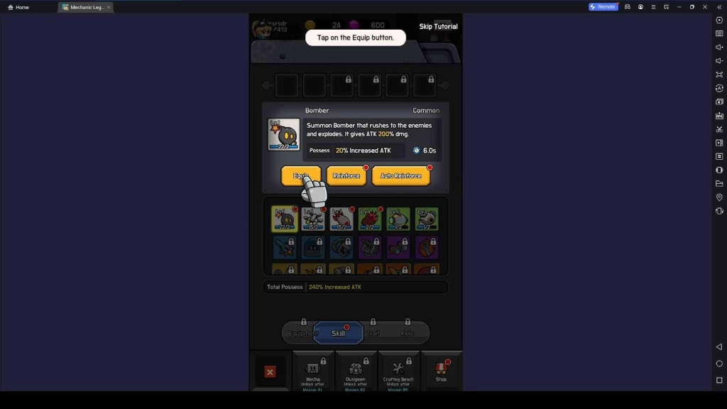 Summon Skills and Equipment and Power up Them Summon Skills and Equipment and Power up Them