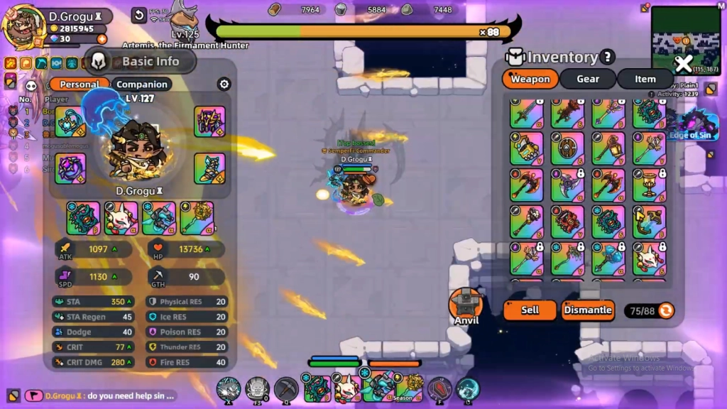 Weapon Enhancement: Leveling and Star Upgrades