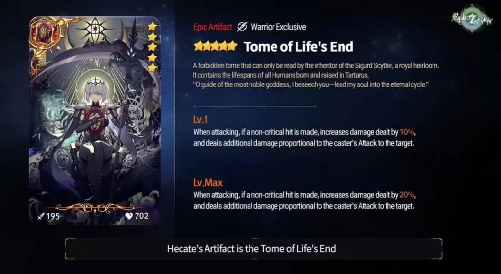 Tome of Life's End (Limited – Best in Slot):