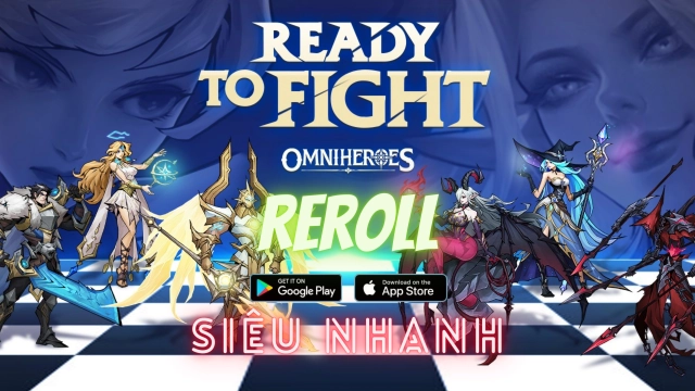 『HƯỚNG DẪN』Reroll OMNIHEROES tự động nhanh, nhiều tài khoản