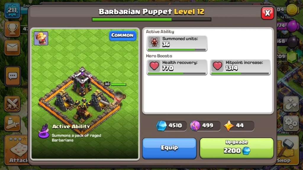 Barbarian Puppet (Common, Active) 