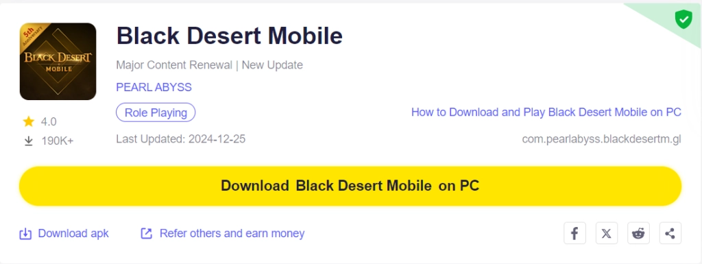 How to Download and Play Black Desert Mobile on PC - Beginners Guide