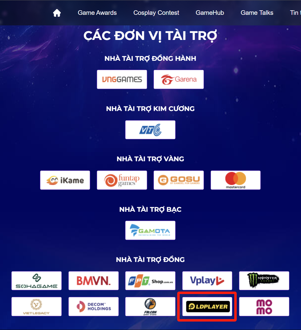 LDPlayer trở thành đơn vị tài trợ Đồng cho Vietnam Gameverse 2025