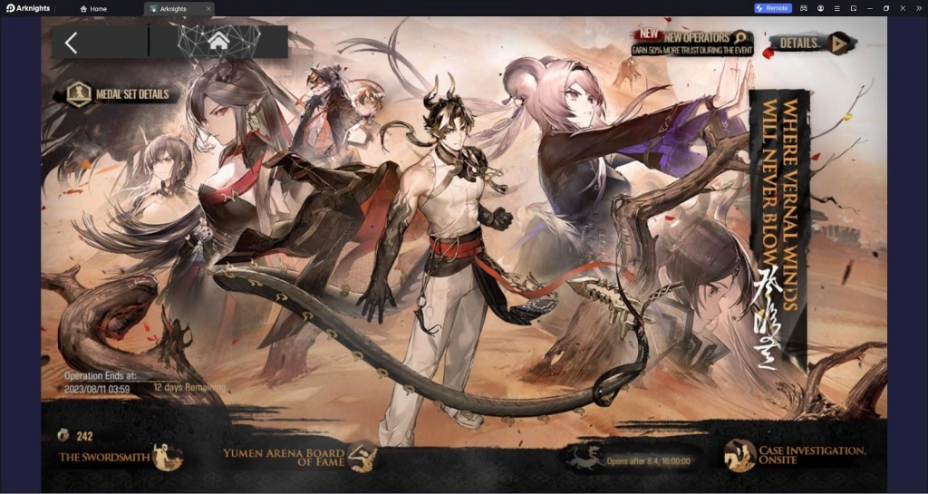 Arknights Where The Vernal Winds Will Never Blow Side Story Guide