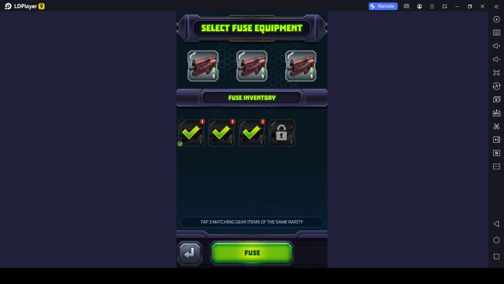 Gear Fusing Procedure Gear Fusing Procedure