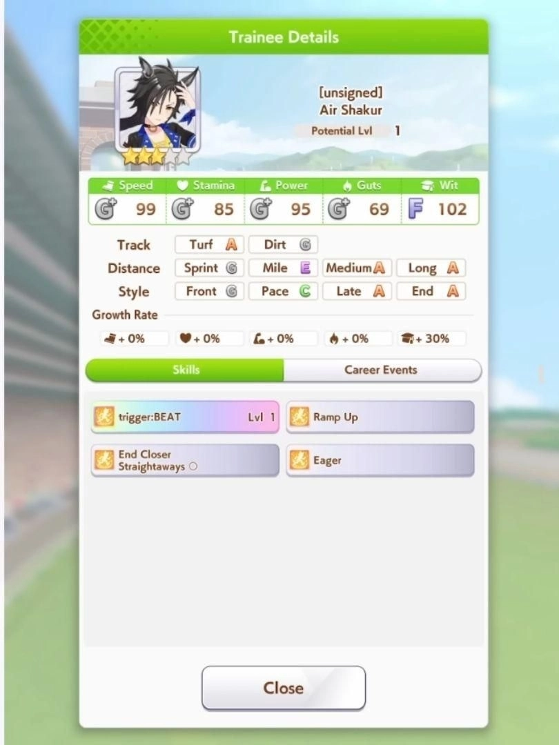 Umamusume Pretty Derby Air Shakur Build Guide Umamusume Pretty Derby Air Shakur Build Guide