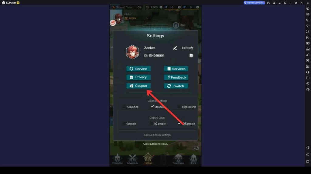 Claim the Redeem Codes