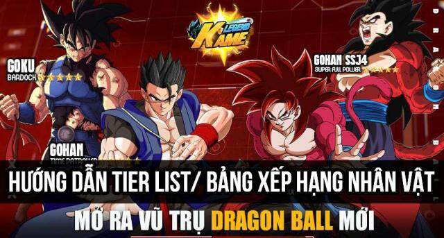 『HƯỚNG DẪN』Tier list / Bảng xếp hạng nhân vật Kame Legend