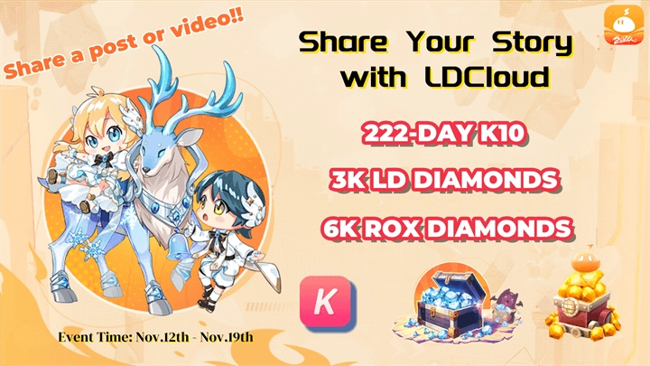 Share Your Story with LDCloud, Win Free Cloud Phone & ROX Diamonds