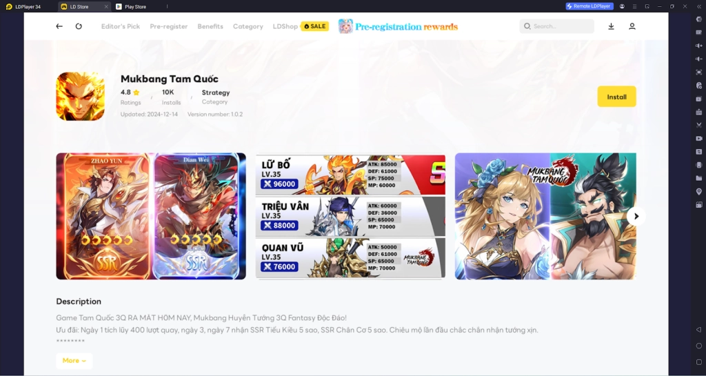 How to Download and Play Mukbang Tam Quốc on PC - Beginners Guide