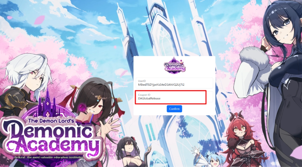 Demonic Academy แจก Giftcode ใช้ได้จริงไอเทมเพียบ!! พร้อมวิธีกรอก