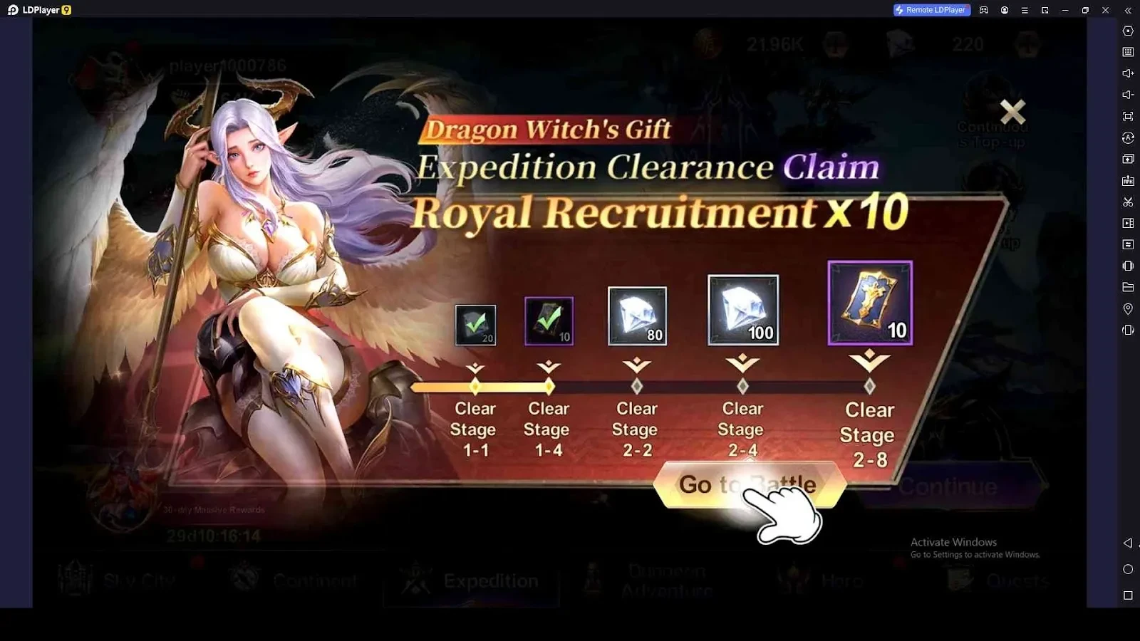 Clear the Expedition Stages in Ace Defender: Dragon War