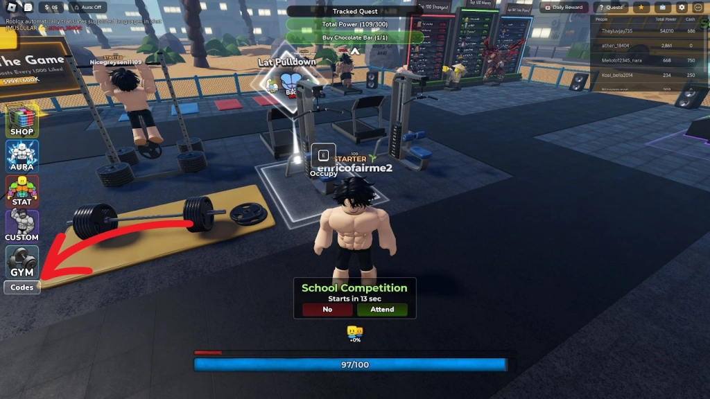 How to Redeem Gym League Codes