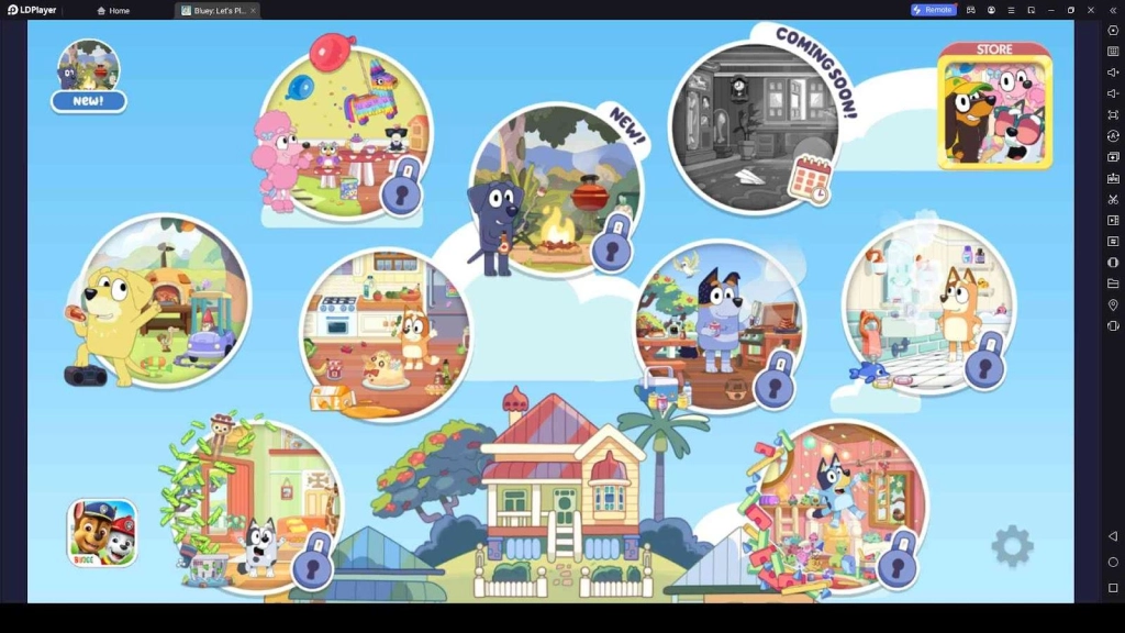 Play in Bluey's House Play in Bluey's House