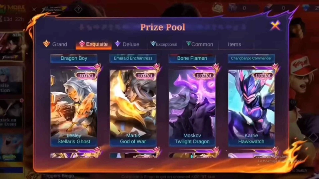 Other Rewards in Prize Pools