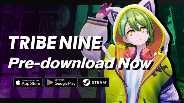 【ข่าวเกม】TRIBE NINE (Global) เปิดดาวน์โหลดล่วงหน้ารอเล่นได้เล่น FULLHD 120 FPS!!