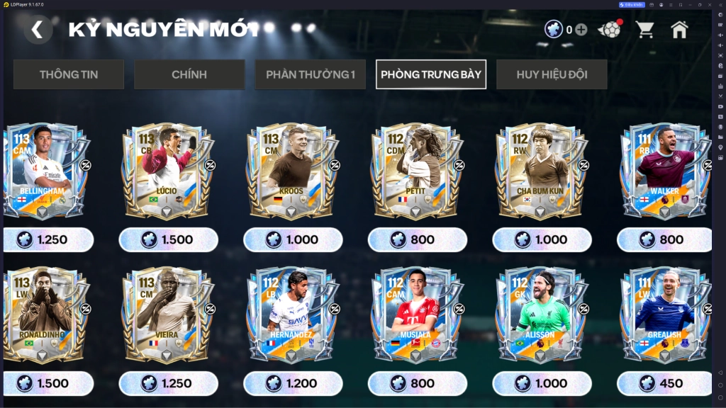 FC Mobile VN: Hướng dẫn cách sở hữu những cầu thủ hàng đầu