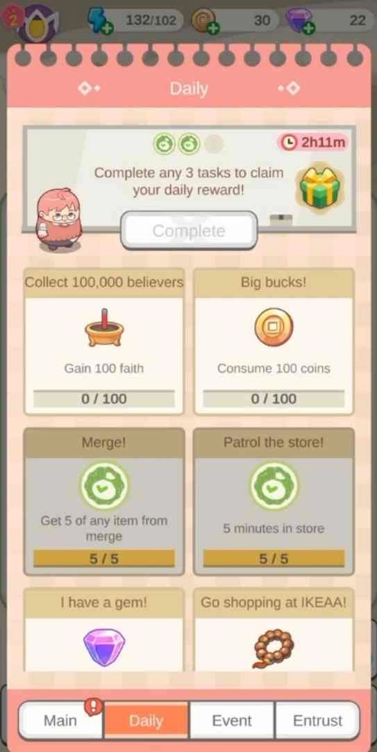 Daily Tasks