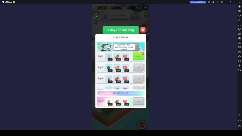 Collect Your Login Bonuses