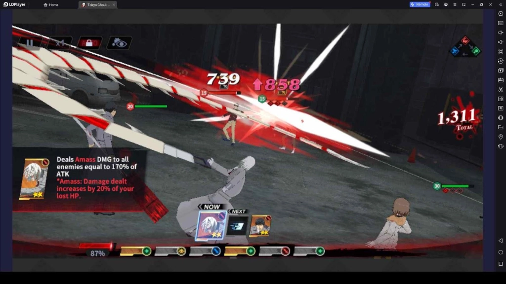 Auto Feature and Battle Strategy